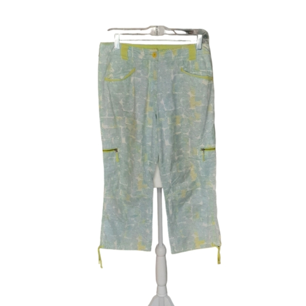 Sigrid Olsen Capri Pants. Light Green. Size 6